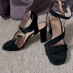 Madewell strappy sandal heels